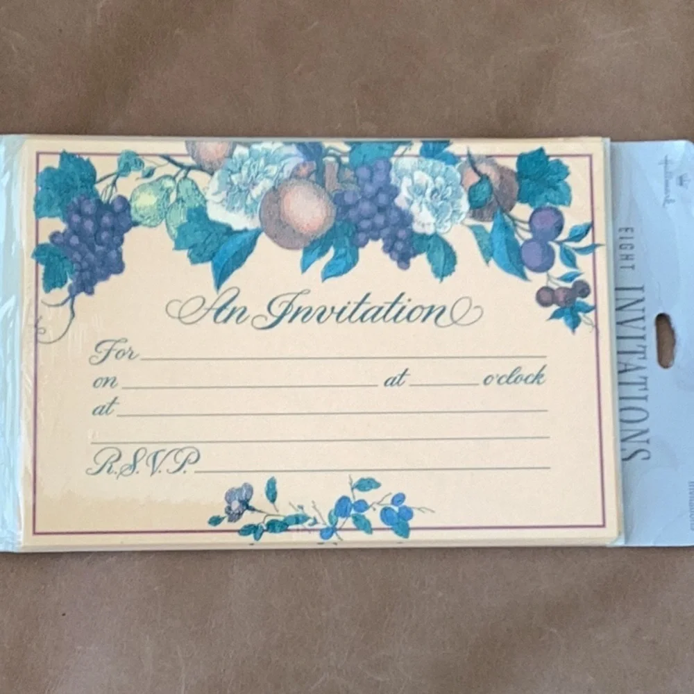 2 Sealed Packages of Vintage Hallmark Invitations